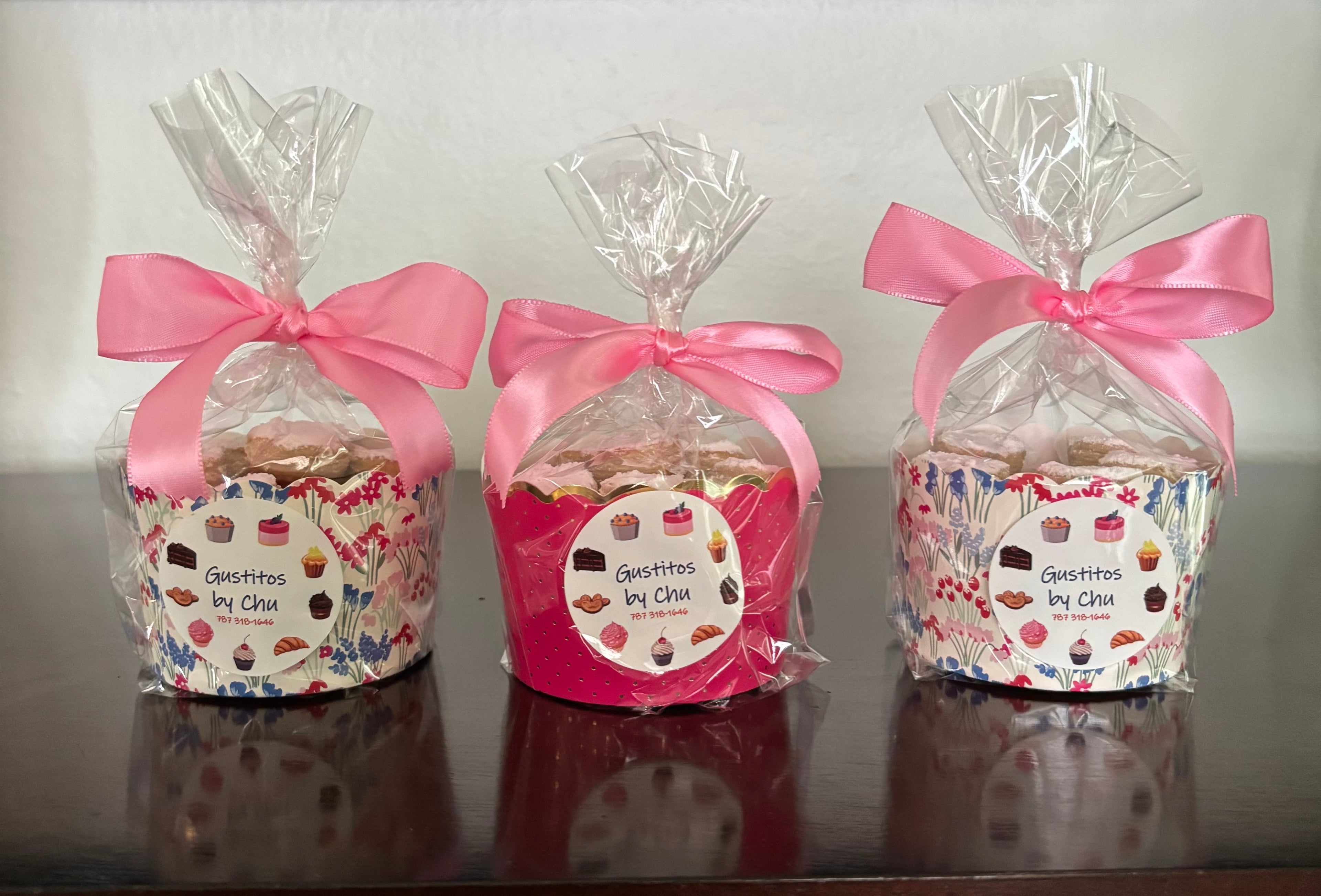 Vasitos de mini de Nutella